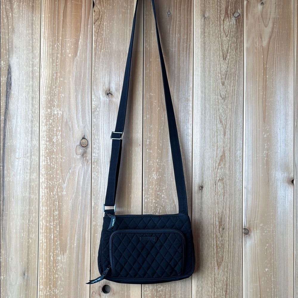 Vera Bradley Black Quilted Crossbody Bag